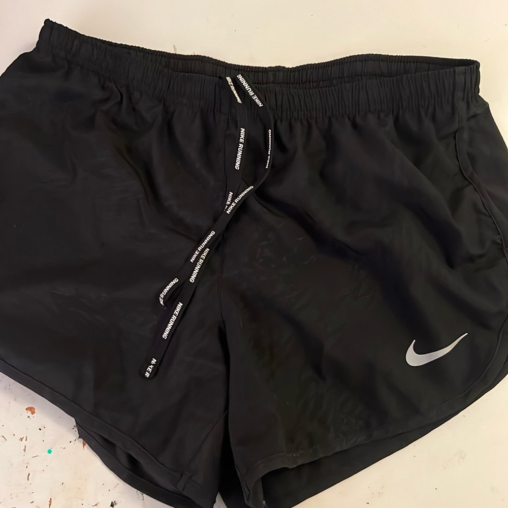 BLACK womens NIKE running shorts